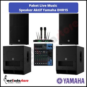 Paket Live Music Speaker Aktif Yamaha DHR15